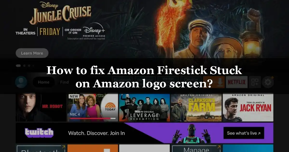 How to fix Amazon Firestick Stuck on Amazon logo screen