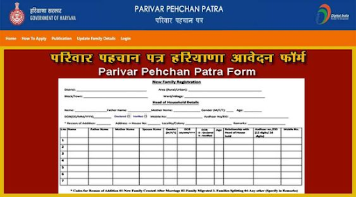 Haryana Parivar Pehchan Patra